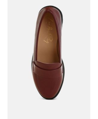 Women's PERIDOT Faux Leather Chunky Loafers