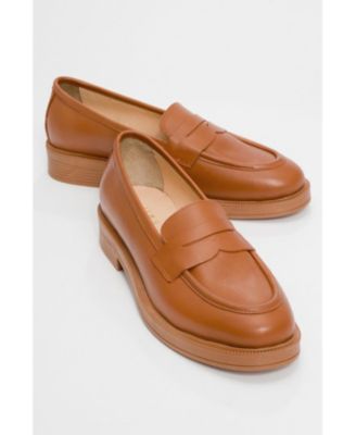 Women's Bree Platform Penny Leather Loafer