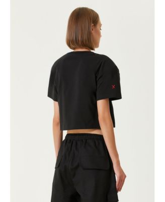 Women's Padded Shoulder Cotton T-Shirt