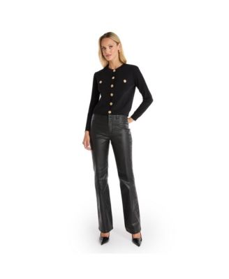 Women's Loretta Knit Cardigan Top - Black