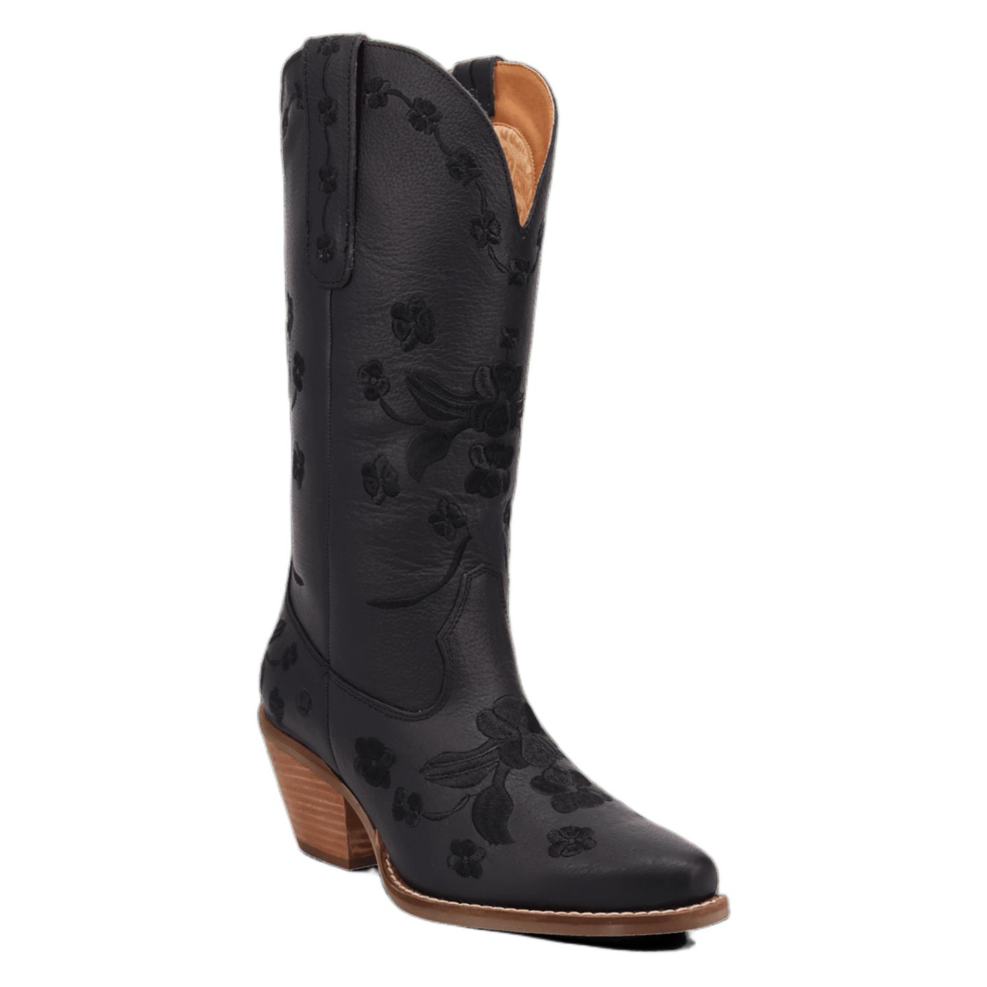 Женские ботинки Dingo Love Bug Leather Boot, цвет: Чёрный — фото 1