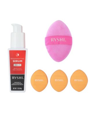 Complete Flawless Finish Set: Reversible Sponge + Regenerating Serum + Finger Beauty Blenders