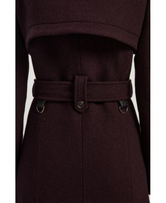 Women's Wool Trench Maxi Coat