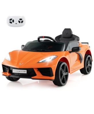 12V Electric Kids Ride On Car Licensed Chevrolet Corvette C8 with Remote Control Ages 3+ Years Old