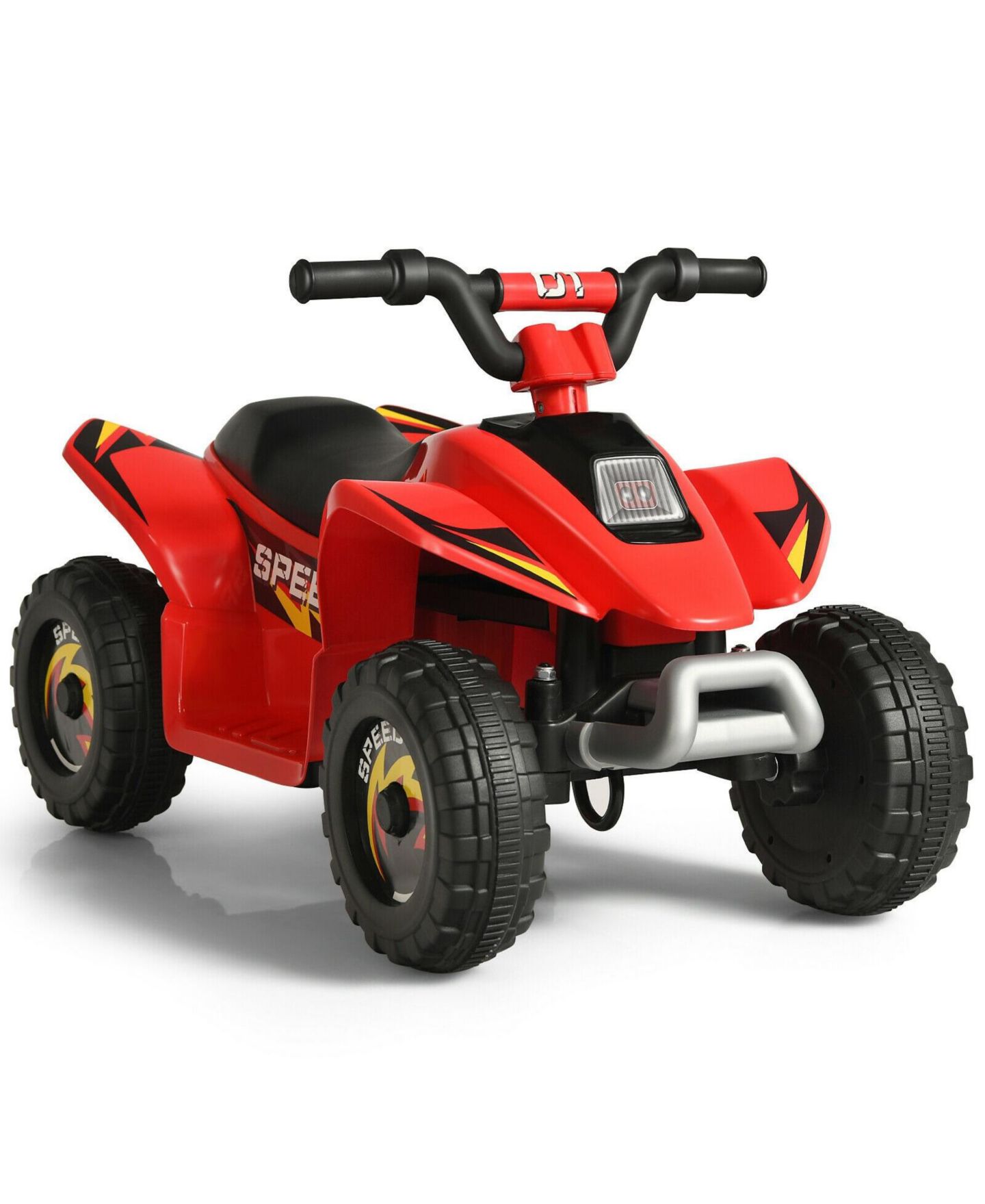 Детская игрушка SUGIFT 6V Kids Electric Ride On ATV with Four Wear-Resistant Wheels, 44 lb Capacity, Ages 18-36 Months, цвет: Красный — фото 1