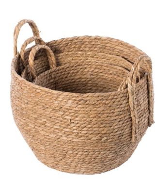 Happimess Camden Vintage Industrial Handmade Set of 6 Wire Metal Nesting Storage Baskets