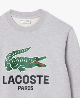 Men's Crocodile Print Crewneck Sweatshirt