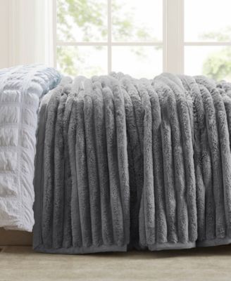 Ultra Plush Raschel Mink Blanket, Queen/King