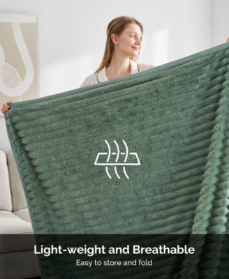 Ultra Plush Raschel Mink Blanket, Twin/Full