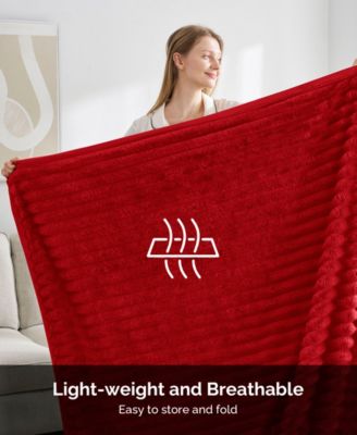 Ultra Plush Raschel Mink Blanket, Queen/King