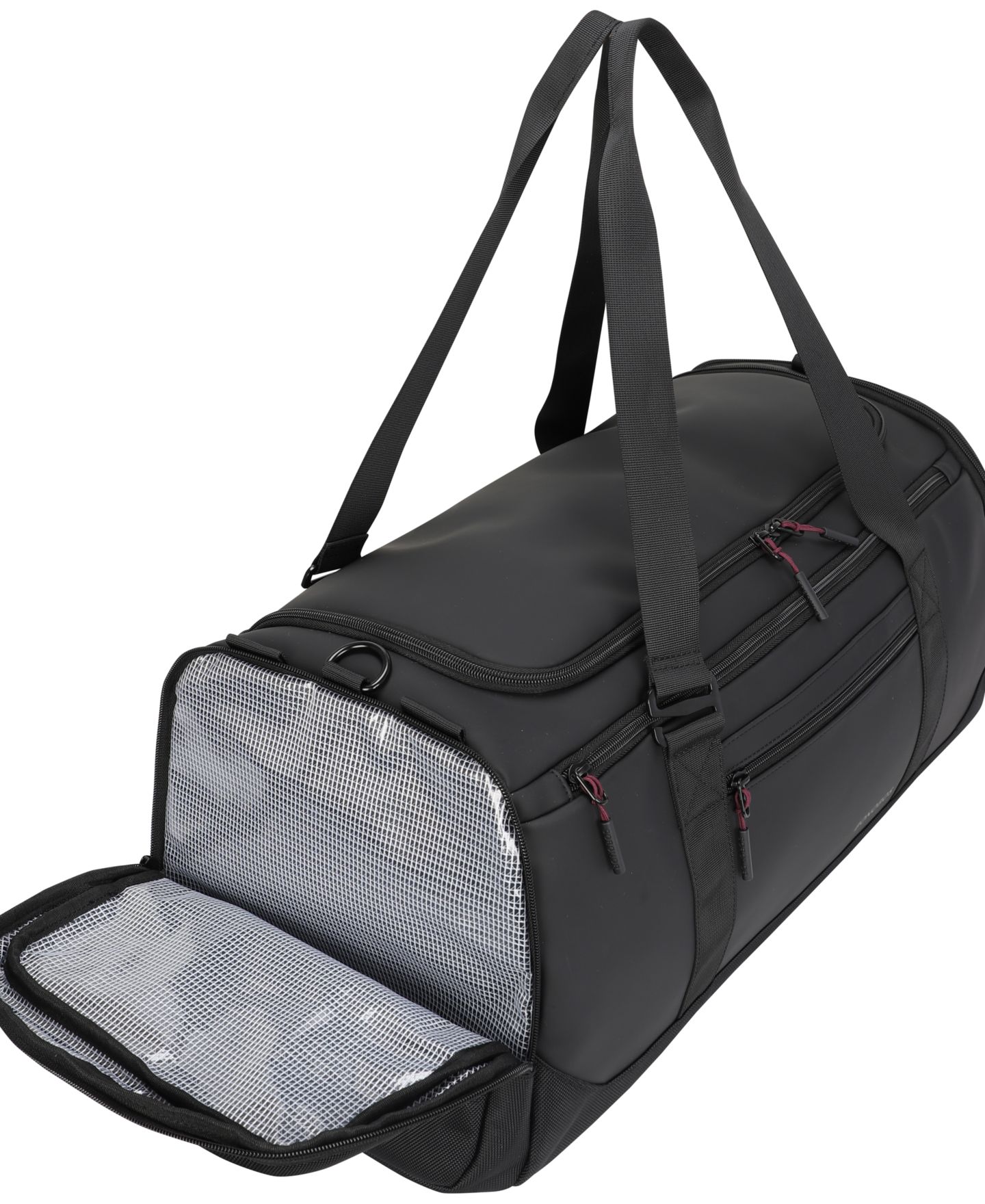 Мужская сумка Bonobos Ballistic Nylon Duffel Sleek, цвет: Чёрный — фото 8