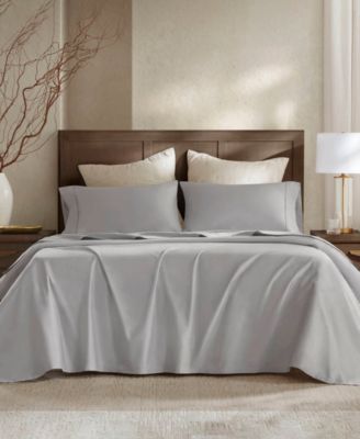 Sateen 400-Thread Count Cotton 4-Pc. Sheet Set, Cal King