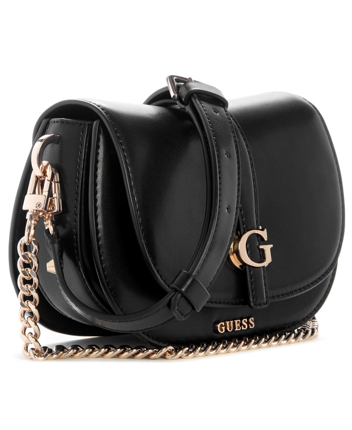Guess Carrie Mini Flap Magnetic Closure Crossbody Bag