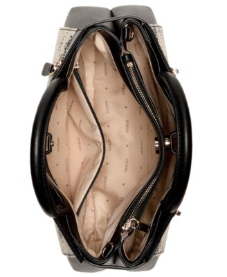 Melinda Logo Medium Tri Comp Satchel Bag