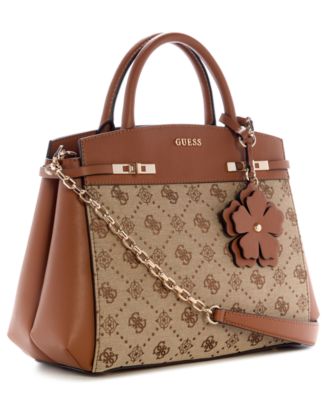 Melinda Logo Medium Tri Comp Satchel Bag