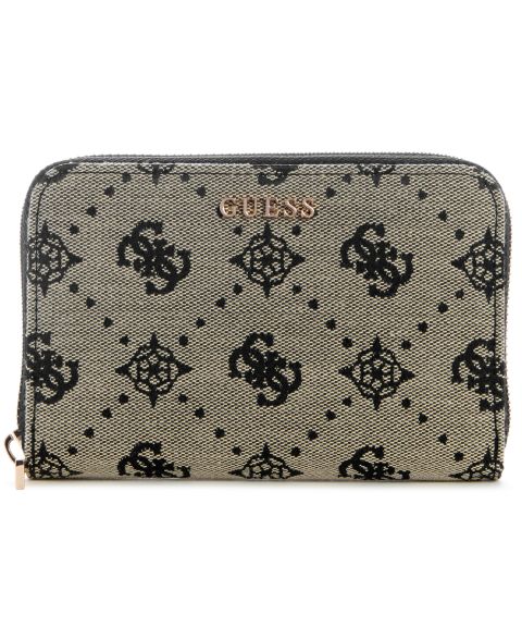GUESS Melinda Logo Zipper Closure Wallet