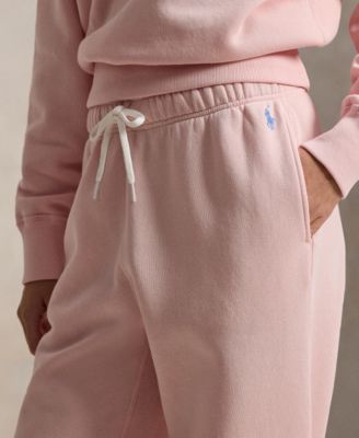 Women's Drawstring Fleece Wide-Leg Sweatpant