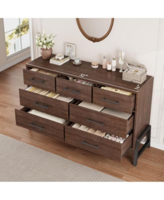 7 Dresser for Bedroom, Freestanding 52" Wide Drawer Dresser