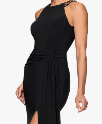 Petite Sleeveless Halter Neck Dress