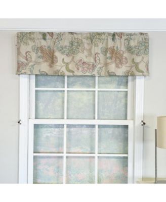 100% Cotton High Quality Tila Tailored Window Valance with 1.5" Rod Pocket 50" W X 12" L Gray