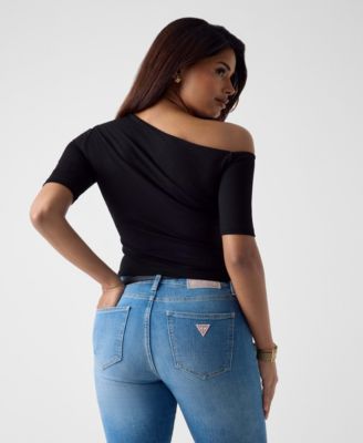 Women's Cristina Asymmetric Short-Sleeve Top