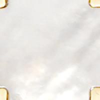 Mother of Pearl Clover Bracelet in 14K Gold, 6.5 in adj to 7.5 in, approx. 2.6gr