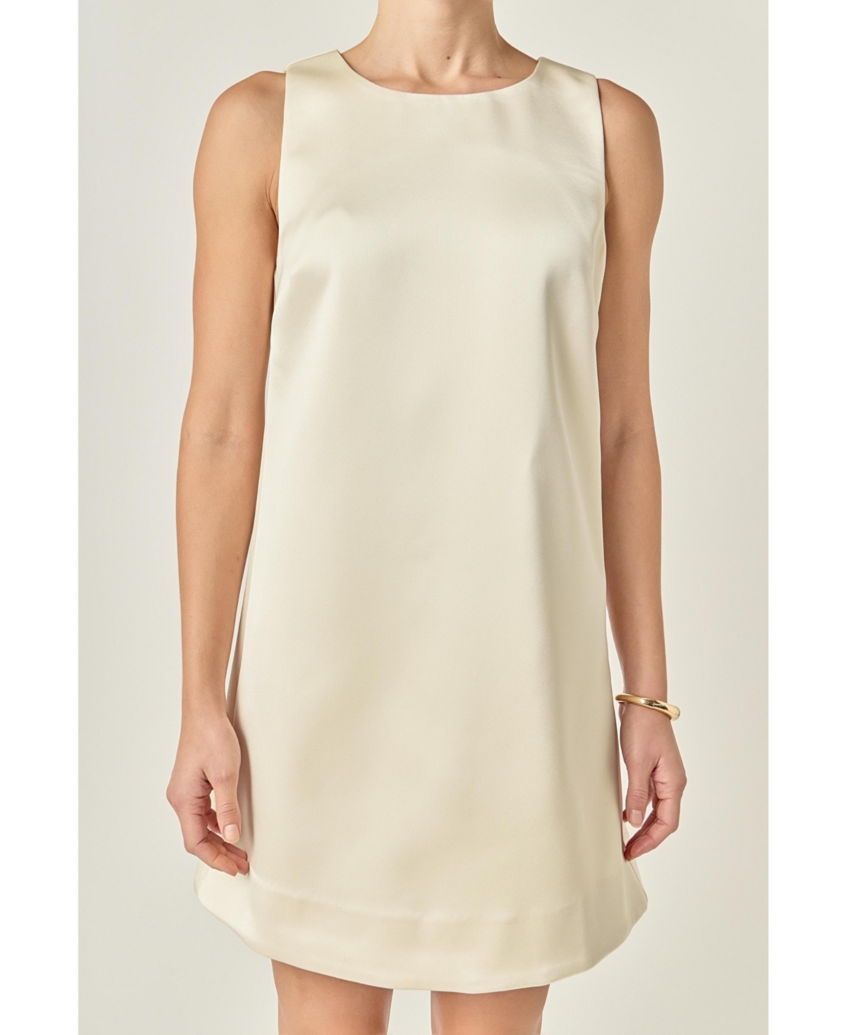 English Factory Women's Satin Sleeveless Midi Dress