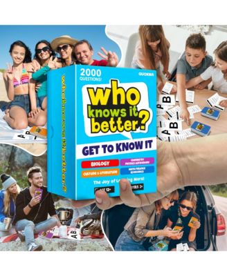Educational Card Game for Kids Age 12+ - Who Knows Culture and Literature Better? - 500+ Questions Quokka