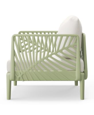 Modern Outdoor Polypropylene Resin Deep Seating Patio Club Chair