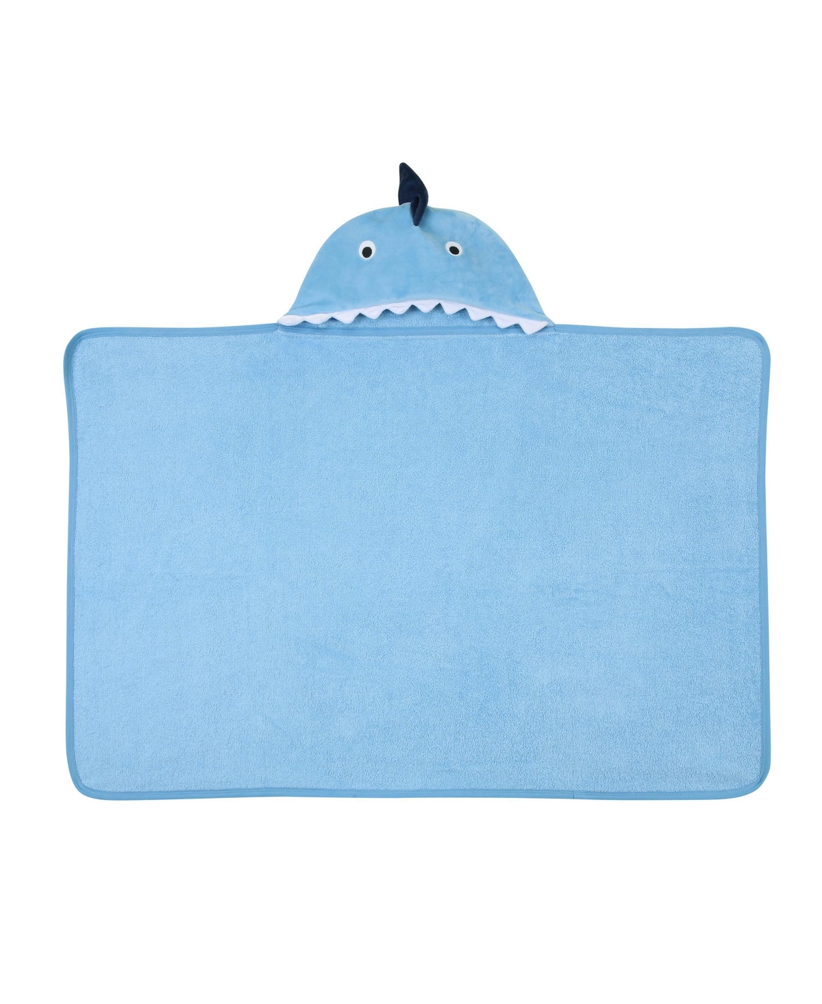 Lambs & Ivy Baby Baby/Infant Luxury Cotton Terry Shark Hooded Bath Towel