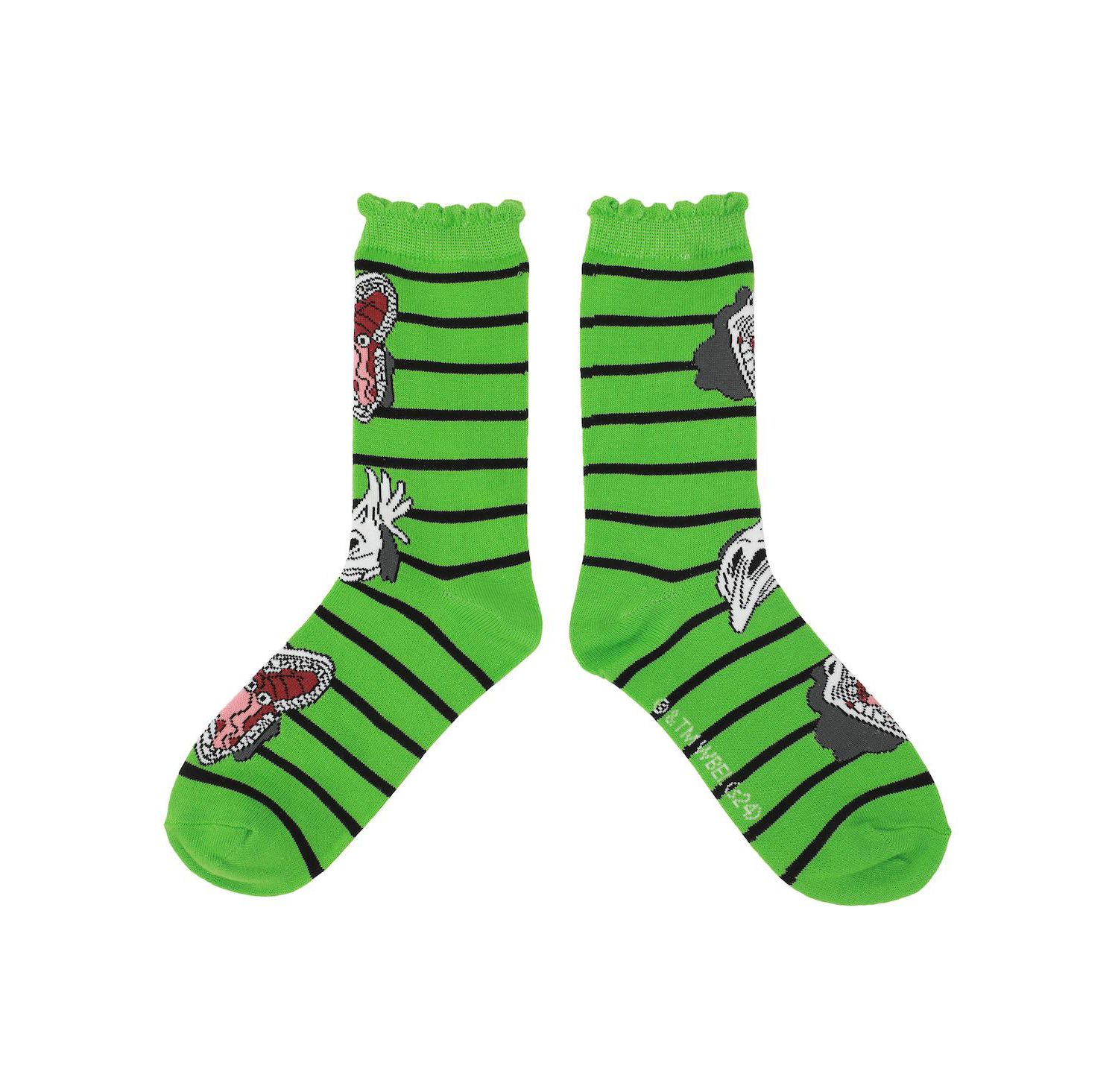 Women's Chibi Character Art 5-Pair Casual Crew Socks