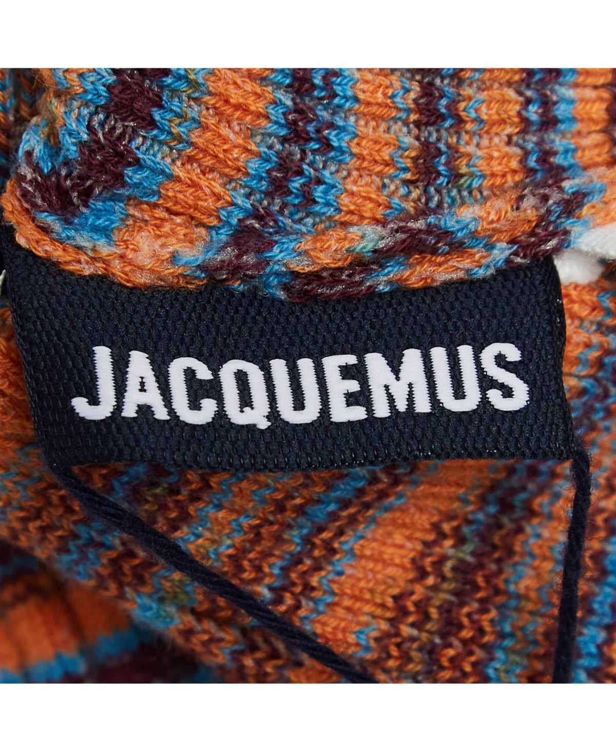 Pre-Owned Jacquemus Women's Brown Rib Knit La Robe Zucca Midi Dress