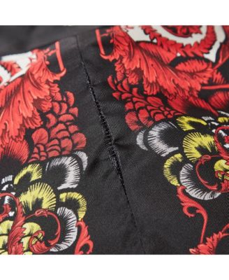 Women's Collection Multicolor Printed Silk Mini Dress