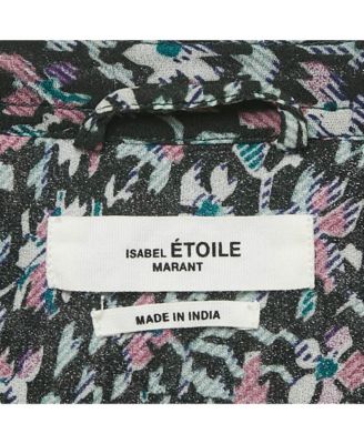 Women's eacutetoile Green Printed Crepe Midi