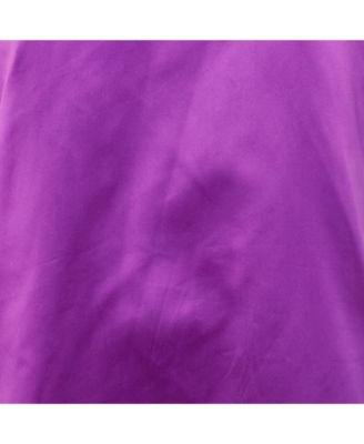 Women's Purple Satin Shift Dress