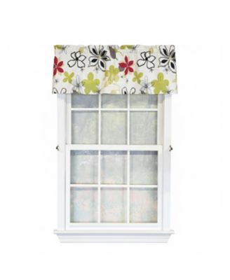 100% Cotton High Quality Aria Tailored Window Valance with 1.5" Rod Pocket 50" W X 12" L Ivory