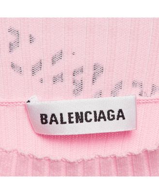 Women's Pink Logo Print Rib Knit Bodycon Dress