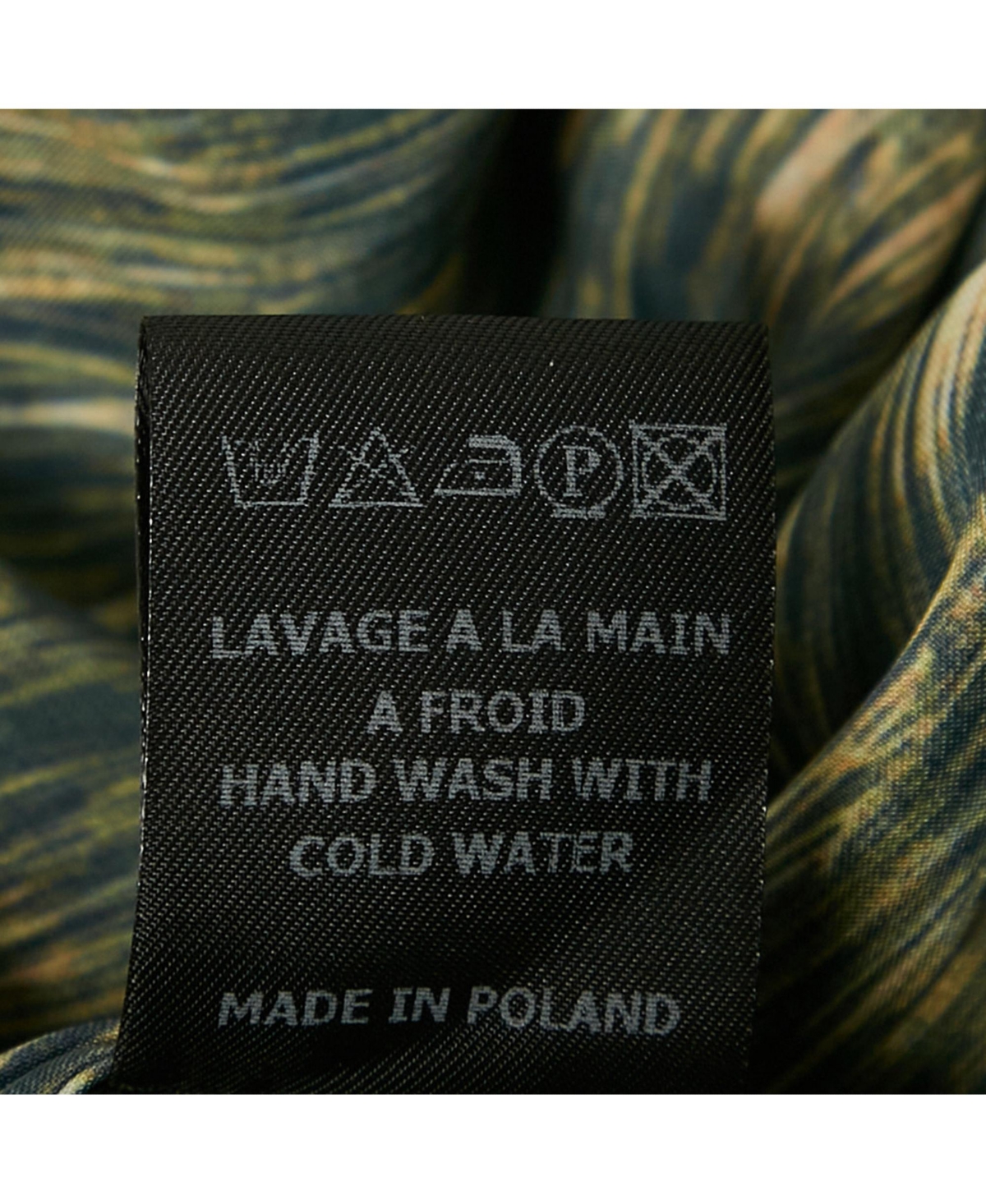 Pre-Owned Isabel Marant Women's Black Printed Satin Asymmetric Wrap Mini Dress