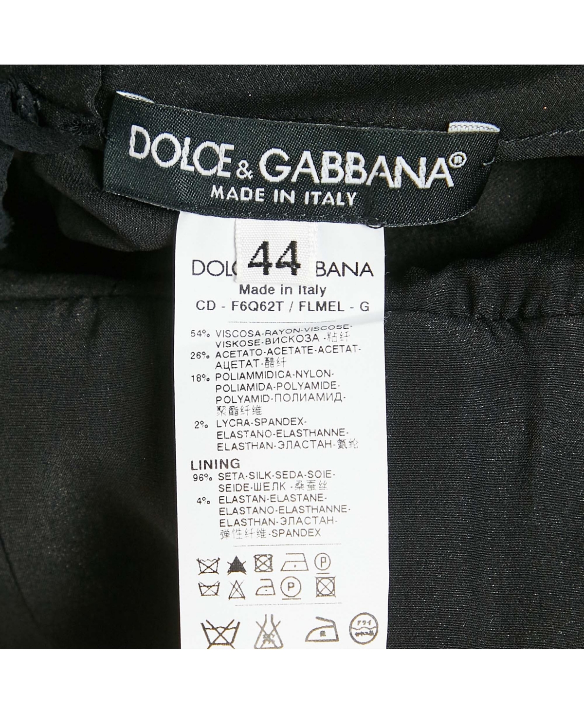 Pre-Owned Dolce & Gabbana Women's Red/black Lace And Floral Print Crepe Mini Dress