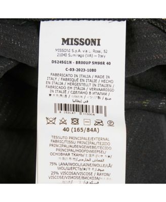 Women's Black Zig Zag Knit V-Neck Sheath Dress