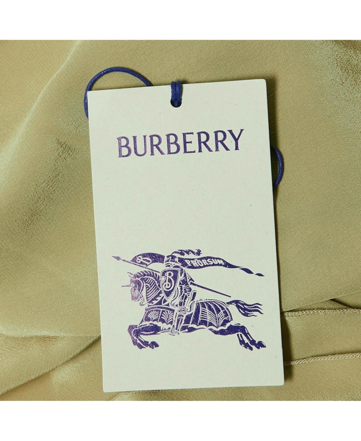 Pre-Owned Burberry Women's Sage Green Stretch Knit Midi Dress