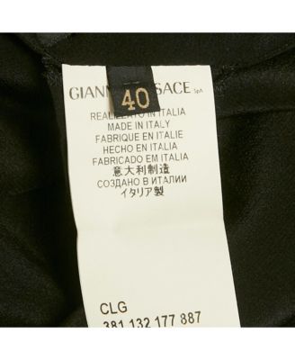 Women's Black Crepe Crisscross Detail Mini Dress