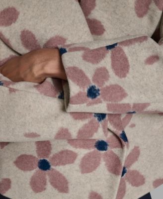 Women's Floral Printed Wrap Jacket