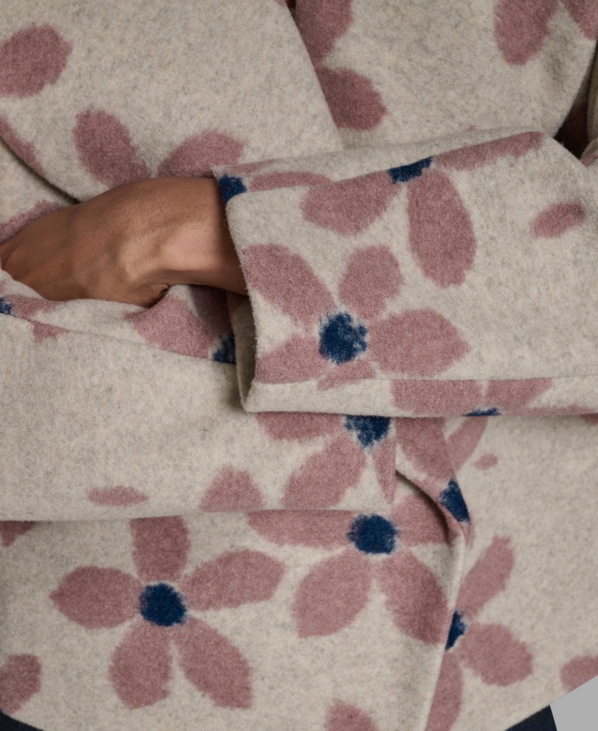 Bcbg Women's Floral Printed Wrap Jacket