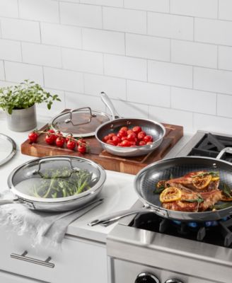 FusionElite Plus Nonstick Tri-Ply Stainless Steel 6-Pc. Skillet Set