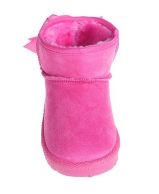 Girls' Toddler 5T-10T Bow Detail Winter Boots