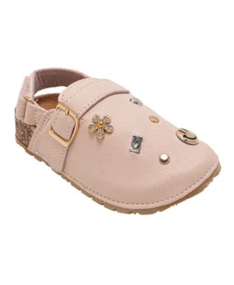Girls' Toddler 5T-10T Buckled Details Back Strap Sandals