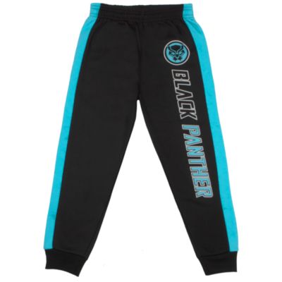 Big Boys Black Panther 2 Piece Fleece Hoodie and Jogger Pants Outfit Set