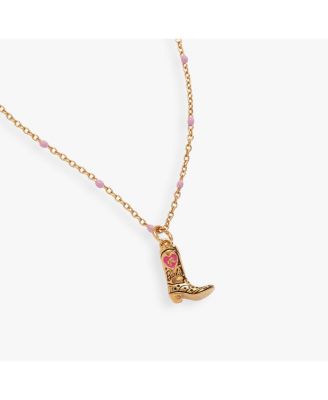 Barbie Cowboy Boot Pendant Necklace