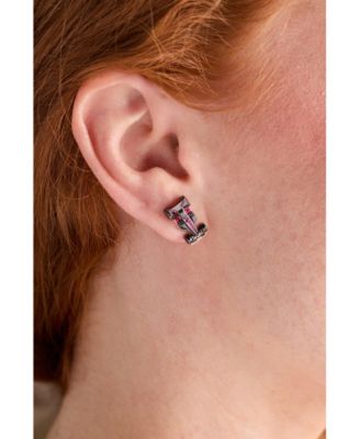 Hot Wheels Pink Car Stud Earring